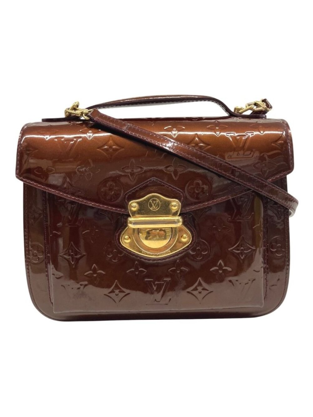 Louis Vuitton Mirada Vernis Handbag Patent Leather